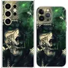 Scarecrow Poison Mask Radioactive Case Cover Silicone / Shockproof / MagSafe