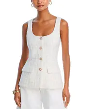 Aqua Tweed Vest
