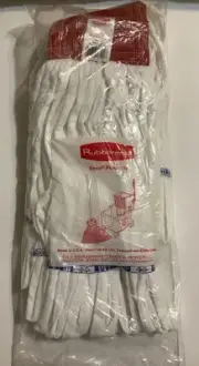 Vintage Cotton Commercial Rough Pro Mop Head Rubbermaid Seco White Looped-end