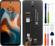 SwarKing LCD Digital Display Replacement Compatible with Moto G34 5G (Black Without Frame) LCD Display Touch Screen Digitizer Assembly with Repair Tool 6.7 Inch