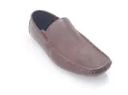 Unlisted by Kenneth Cole Men's Hope Textured Drivers Cognac 11M UMS0017AM