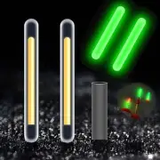 Fishing Glow Sticks 100PCS in 50 Bags. Upgraded Green Glow Sticks with Enhanc...