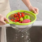 Stainless Steel Colander Strainer Drain Bowl for Vegetables Fruits Kitchen Tool