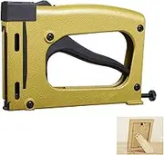 Hand Staple Gun,Manual Brad Nail Nailer Tacker with 1000 Staples,Heavy Duty Gun for Picture and Art Framing Industry(200×125×30MM)