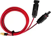 VUVRQHQYT 12AWG XT60 Adapter to Solar Male Female Connector Extension Charge Cable 3M Wire Compatible with Portable Power Station Solar Generators Automotive Heater Components