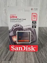 Sandisk Ultra CompactFlash Memory Card - 16 GB 50 MB/s (SDCFHS-016G-A46)