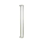 BRUSHED SATIN Offset Door Handle Pair - 1200mm Long - Milton Series