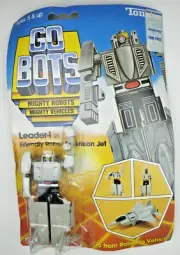 Rare 1984 GoBots LEADER-1 American Jet Sealed On Card NEW Vintage Tonka 7201