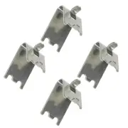 4 Pcs Freezer Support Clips Shelf Refrigerator Bins Crispers