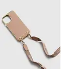 MIMCO CLASSICO PHONE CASE FOR IPHONE 13 PRO MAX • Almond w/Webbing Body Strap