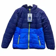 Eddie Bauer Kids Youth Reversible Jacket Blue Size Large 14/16 Quilted Puffer