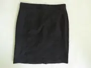 Van Heusen Studio Stretch Size 6 Dark Gray Above Knee Skirt Casual Women RP $74