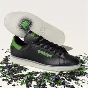 Adidas Stan Smith Men's Size 7.5 Sneakers Tennis Shoes Black Trainers #708