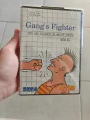 Sega Master System GANG'S FIGHTER Tectoy Brazilian Sealed - case