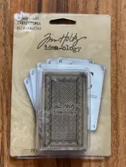 Jim Holtz Idea-ology 72 Mini Alphabet Cards w/Letters & Numbers New!