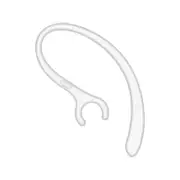 New bee 6 Pack Replacement Ear Hook Universal for headphone, earphone - White