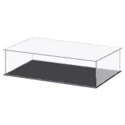 Acrylic Display Case Box Cube Storage Small Assemble Showcase 41x21x10.5cm