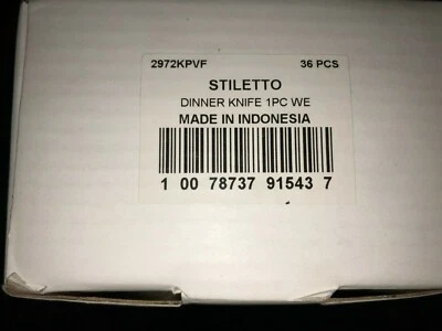 Oneida 18/10 Stainless Steel Stiletto Dinner Knives (Set of 36) #2972KPVF