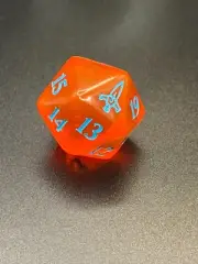 Murders at Karlov Manor - MTG Oversized Spindown Dice Life Counter D20 - Orange