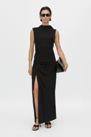 Paloma Draped Sleeve Dress