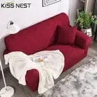 Seersucker Decor For Sofa Elastic Spandex Case Furniture Corner Chaise Longue