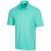 Greg Norman ML75 Microlux Embossed Polo - Waterfall - M