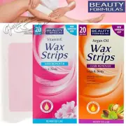 Beauty Formulas Hair Removal Wax Strips – Legs and Body 20 Strips