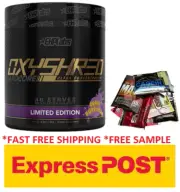 EHPlabs Oxyshred Hardcore Thermo Fatburner Oxy Shred Limited Edition Stronger.