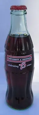 Coca-Cola University of Houston 75 Anniversary Coke Bottle Learning Leading