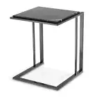 NEW Vandenberg Side Table Cocktail Black Marble Bronze Finish