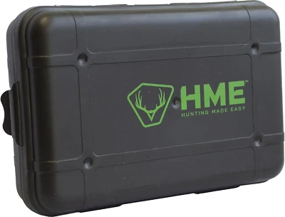 HME Archery Bow Hunting Storage Organizer Box Plastic Portable Lightweight Broad