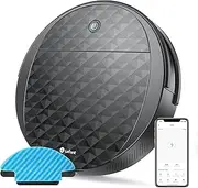 [LEFANT] M213S Robot Vacuum Cleaner With Mop, 3200Pa Strong Suction, 7.8cm Thin 28cm DIA 150 Minutes of Constant Vacuuming, Robotic Vacuum Alexa Voice Control Ideal for Pet Hair Hard Floor