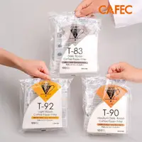 在飛比找神腦生活優惠-【CAFEC】三洋日本製T92淺焙豆專用白色錐形咖啡濾紙(2