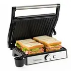 Samoris Panini Press Grill Indoor Sandwich Maker with Temperature Setting,4 S...
