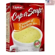 Cream of Chicken Cup-A-Soup - 4 Count - 2.4 oz - Satisfying and Convenient