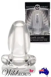 NEW Master Series Gape Glory 3.9 inch Hollow Butt Plug, Sex Toy, Wild Secrets