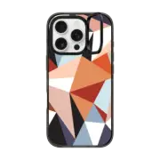iPhone 16 Pro Impact Ring Stand Case MagSafe Compatible Abstract Desert Geo