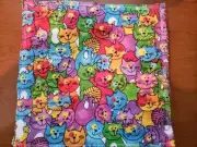 Reusable Paper Towels (paperless), Handmade, 1 dozen (12) Rainbow Cats