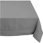 Country Table Cloth HEMSTITCH Tablecloth GREY 150x300cm Rectangle