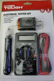 Digital Multimeter GFCI Outlet Electrical Circuit Voltage Tester Kit with Pouch