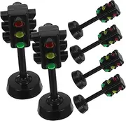 MOLUCKFU 6pcs Traffic Light for Early Education Signal Lamp for Creative Play and Imaginative Learning Safe Friendly Design for Roleplaying and Traffic Scenarios