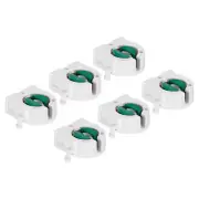 6pcs Non-Shunted T8 Lamp Holder Socket LED Fluorescent Light Socket White Green