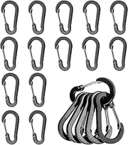 Metal Carabiner Clip - Locking Carabiners Backpack Buckles,Strong Load-Bearing Keychains Clasp Spring Snap Hook for Outdoor Activities