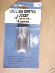 Vacuum Switch Socket 3/8"dr 7/8"opening #3115
