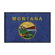 Montana State Flag Patch US USA Embroidered - Iron On/Sew On