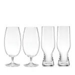 Lenox Tuscany Classics Assorted Beer Glasses, Set of 4
