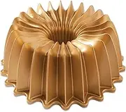 Nordic Ware Brillance Bundt Cake Pan, Gold, 85777