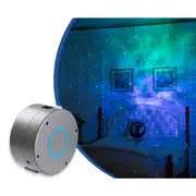 Warm Bedside Lamp Smart Night Light Laser Projector with LED Nebula Cloud Suitable for Bedroom Game Room