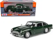 Aston Martin DB5 Dark Green Timeless Legends Motormax 1/24 Diecast Model Car