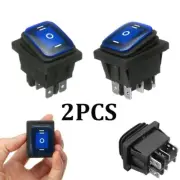 On-Off-On Rocker Switch 6 Pin Boat Car DPDT Electrical Equipment Supplies